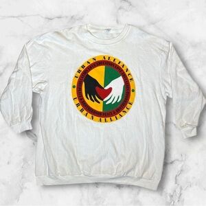 Vintage Gitano Urban Alliance Graphic Sweatshirt One Size Made in Brazil 90s